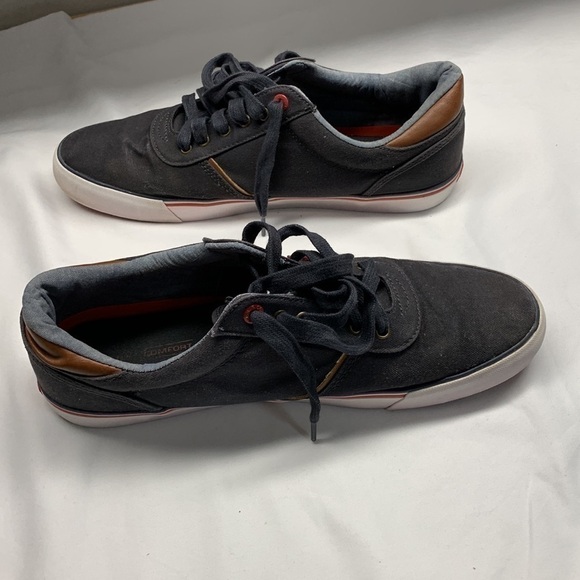 Levi’s Tennis Lace Up Sneakers Shoes Mens Size 12 Charcoal Colour - Picture 8 of 8